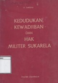 Kedudukan, Kewadjiban dan Hak Militer Sukarela
