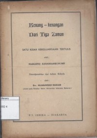 Kenang-Kenangan dari Tiga Zaman: Satu kisah kekeluargaan tertulis