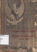 Ketetapan-Ketetapan MPRS Hasil-Hasil Sidang Umum Ke-IV Tahun 1966