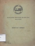 Konggeres Ekonomi Bumiputera Malaysia: Kertas-kertas Kerja