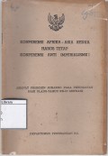 Konperensi Afrika - Asia Kedua Harus Tetap Konperensi Anti Imperialisme