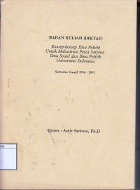 Konsep - konsep ilmu politik