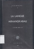 La Langue Minangkabau