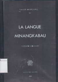 La Langue Minangkabau