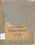 Laporan Pemerintah Daerah Istimewa Atjeh tahun 1960