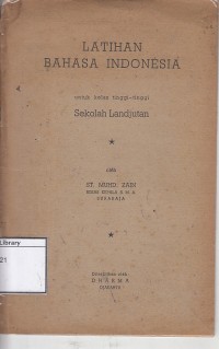 Latihan Bahasa Indonesia