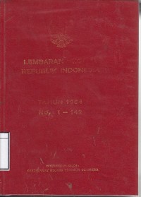 Lembaran negara Republik Indonesia 1964  No.1-142