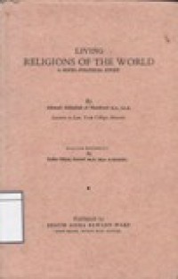 Living Religions of the World: A Socio-Political Study