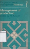 Management of Production: Selected readings