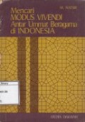 Mencari Modus Vivendi antar Umat Beragama di Indonesia