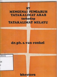 Mengenai pengaruh tata kalimat arab terhadap tata kalimat melayu