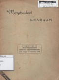 Menghadapi Keadaan : Pidato Radio Menteri Keuangan Sumitro Djojohadikusumo pada Tanggal 10 September 1952