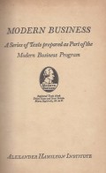 Modern Business: A Series of Texts Prepared as Part of the Modern Business Program
