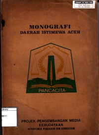 Monografi daerah istimewa aceh
