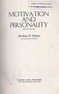 Motivation and Personality