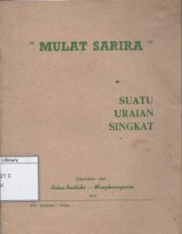 Mulat Sarira