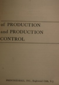 Encyclopedic Dictionary of Production and Production Control