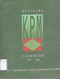 Official KPM yearbook : 1937-1938
