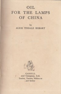 Oil For The Lamps of China