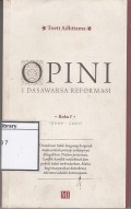 Opini: 1 Dasawarsa Reformasi