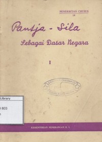 Pantja-Sila Sebagai Dasar Negara