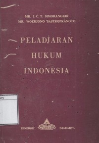 Peladjaran Hukum Indonesia