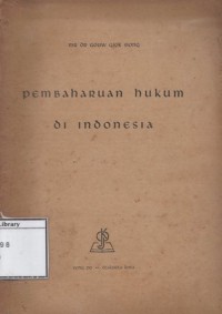 Pembaharuan Hukum di Indonesia