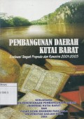 Pembangunan daerah Kutai Barat : evaluasi tengah propeda dan renstra 2001-2005
