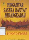 Pengantar Sastra Rakyat Minangkabau