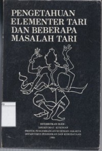 Pengetahuan Elementer Tari dan Beberapa Masalah Tari