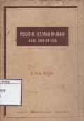 Politik Kemakmuran Bagi Indonesia