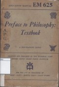 Preface to Philosophy: Textbook, A Self-Teaching Course