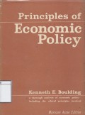 Principles of Economi Policy