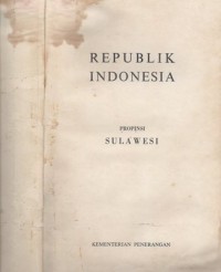 Republik Indonesia: Propinsi Sulawesi