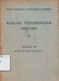 Risalah Perundingan 1950/1951