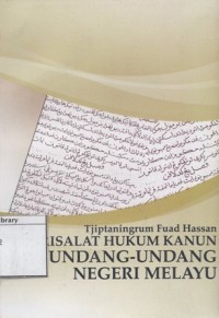 Risalat Hukum Kanun Undang-Undang Negeri Melayu