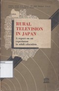 Rural Television in Japan: A Report on an Experiment in Adult Education