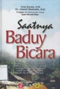 Saatnya Baduy Bicara