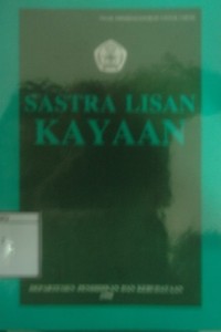 Sastra Lisan Kayaan