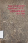 Sejarah Perjuangan Kemerdekaan Republik Indonesia di Minangkabau, 1945-1950