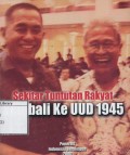 Sekitar Tuntutan Rakyat Kembali ke UU 1945