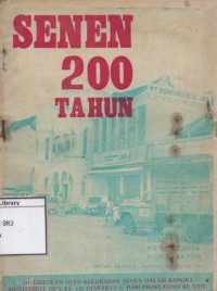 Buku Sedjarah: Senen 200 Tahun
