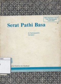 Serat Pathi Basa