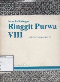 Serat Pedhalangan Ringgit Purwa VIII