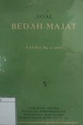 Soal Bedah-Majat: Fatwa No.4/1955