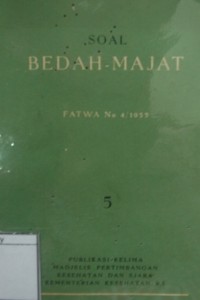 Soal Bedah-Majat: Fatwa No.4/1955