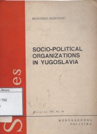 Socio-Political Organizations in Yugoslavia