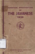Somatical Investigation of the Javanese 1929