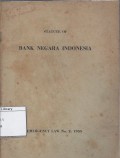 Statute Of Bank Negara Indonesia