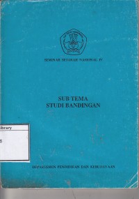 Sub tema studi bandingan